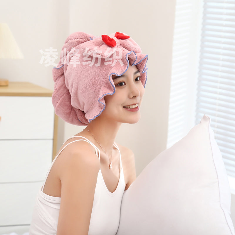 Bow tie Wave edge Dry hair cap