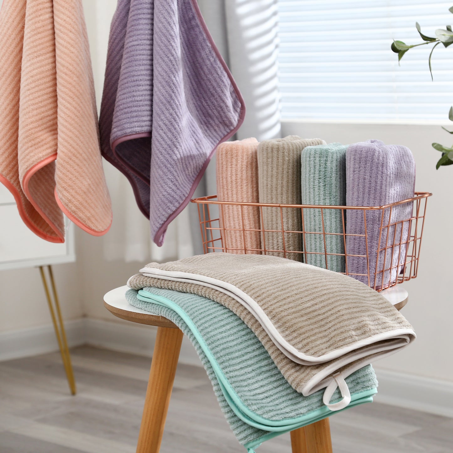 Candy strips towel