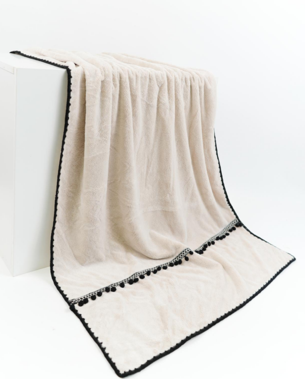 Cotton-like coral velvet bathtowel -bell