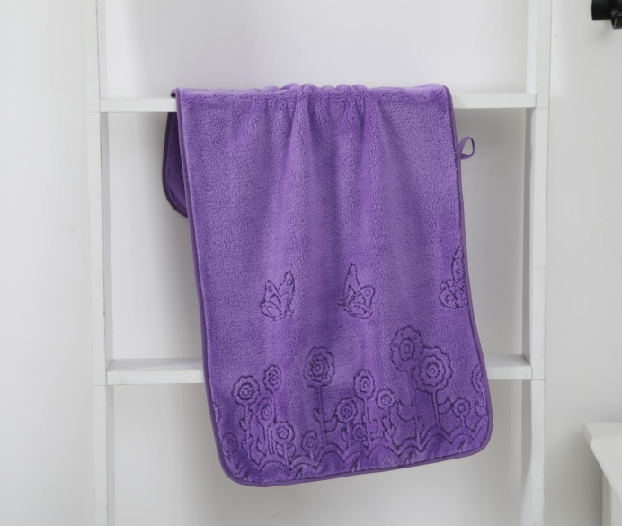 Hollowed-out in spring towel