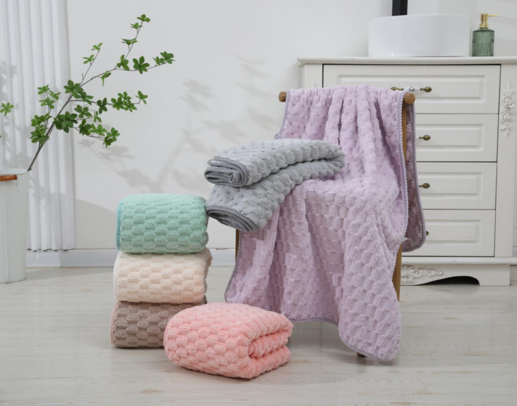 Golden Turtle Velvet bathtowel