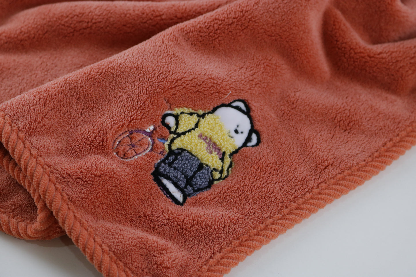 Bicycle bear bath towel