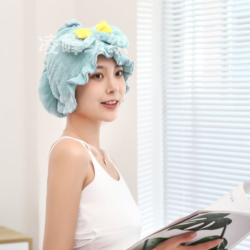 Bow tie Wave edge Dry hair cap