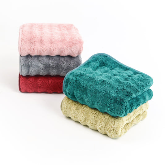 Bubble fleece towel