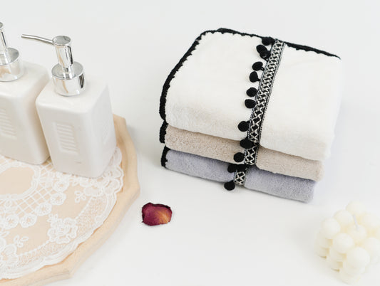 Cotton-like coral velvet towel -bell