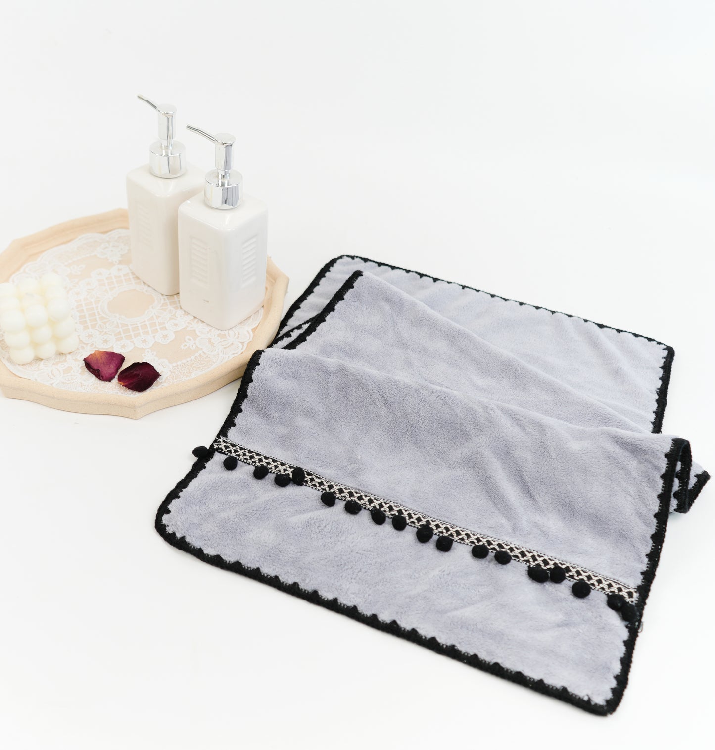 Cotton-like coral velvet towel -bell