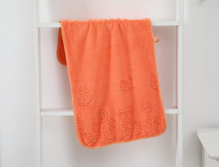 Hollowed-out in spring towel