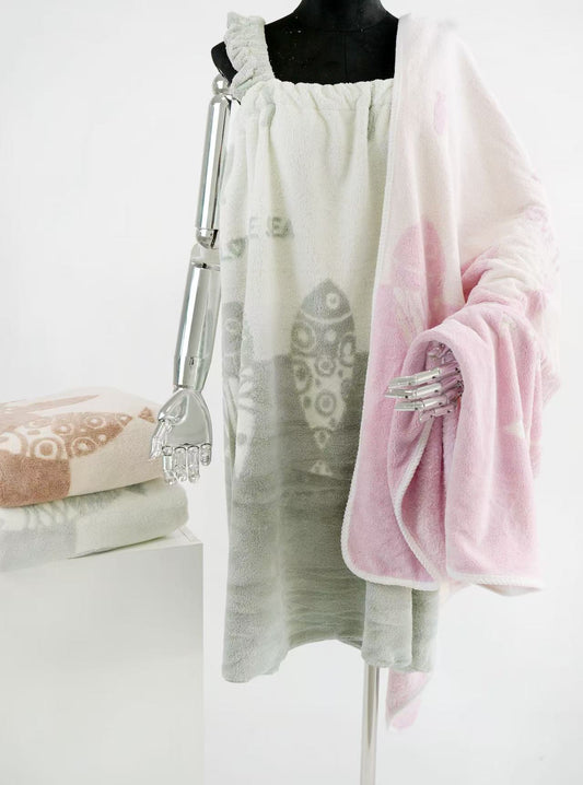 Jacquard fish bath skirt