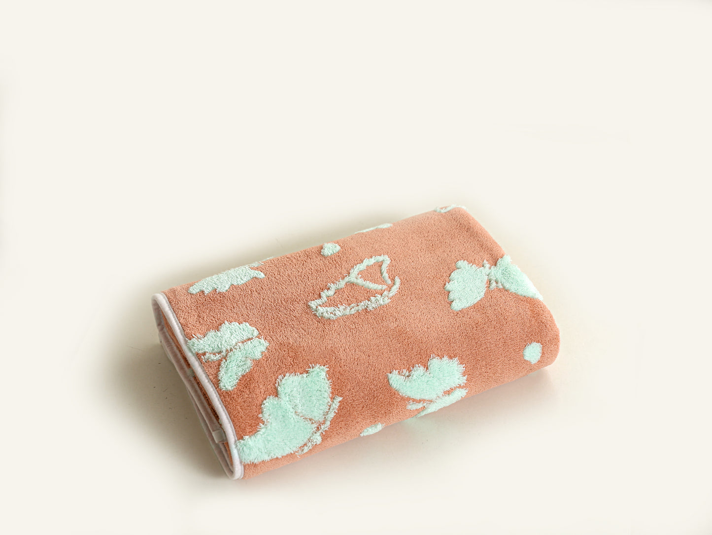 Jacquard with high and low hair towel—butterfly