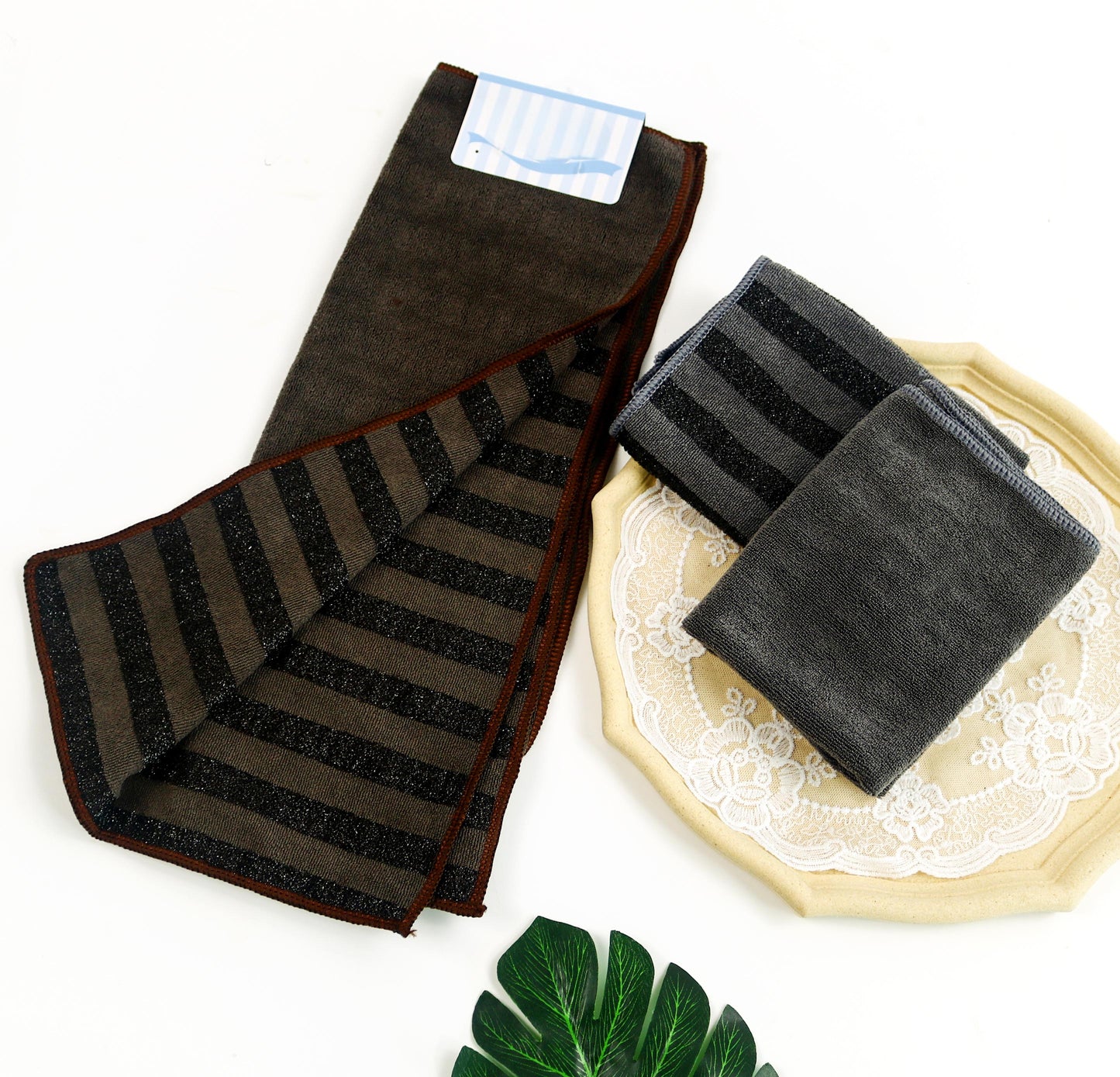 Polyester nylon +pp filament kitchen cleaning cloth