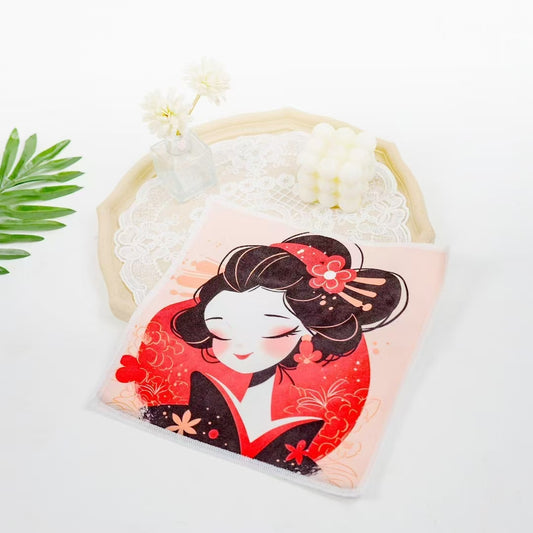 Pure polyester composite cotton Square towel