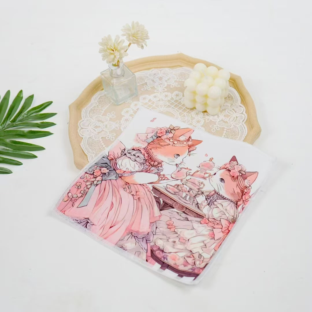 Pure polyester composite cotton Square towel