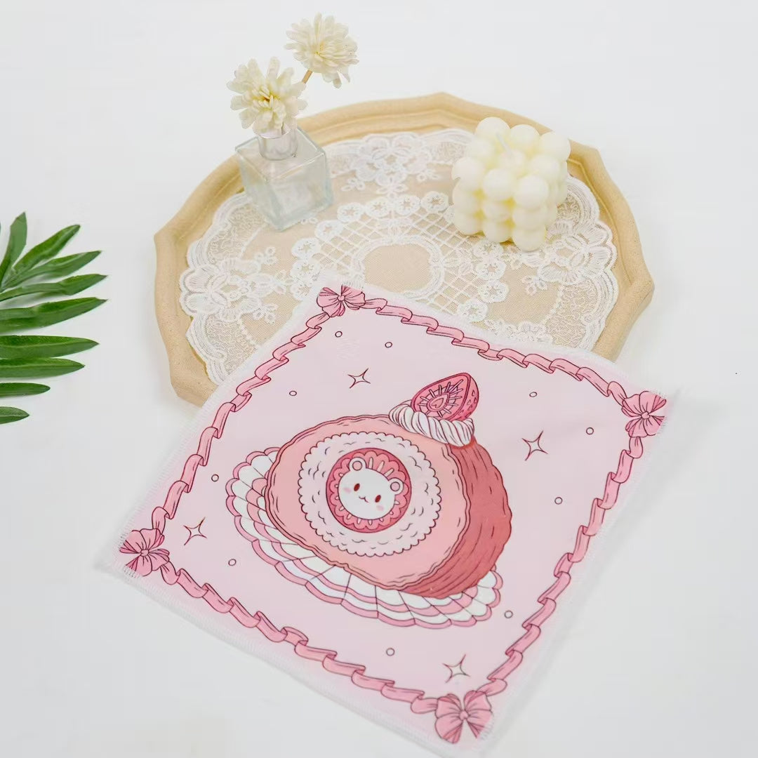Pure polyester composite cotton Square towel