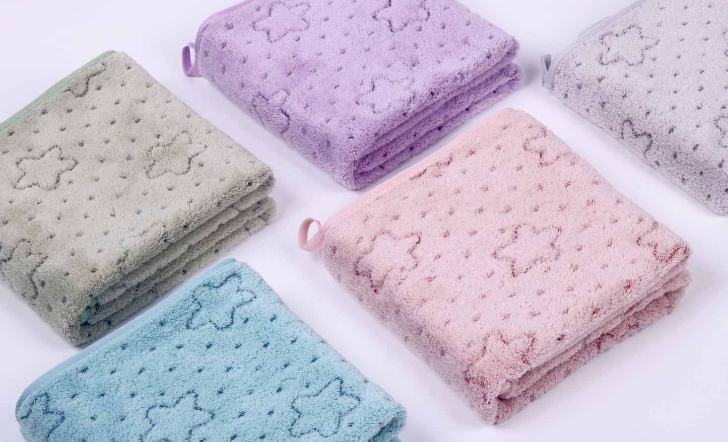 Strawberry grains （Hollowed-out）towel
